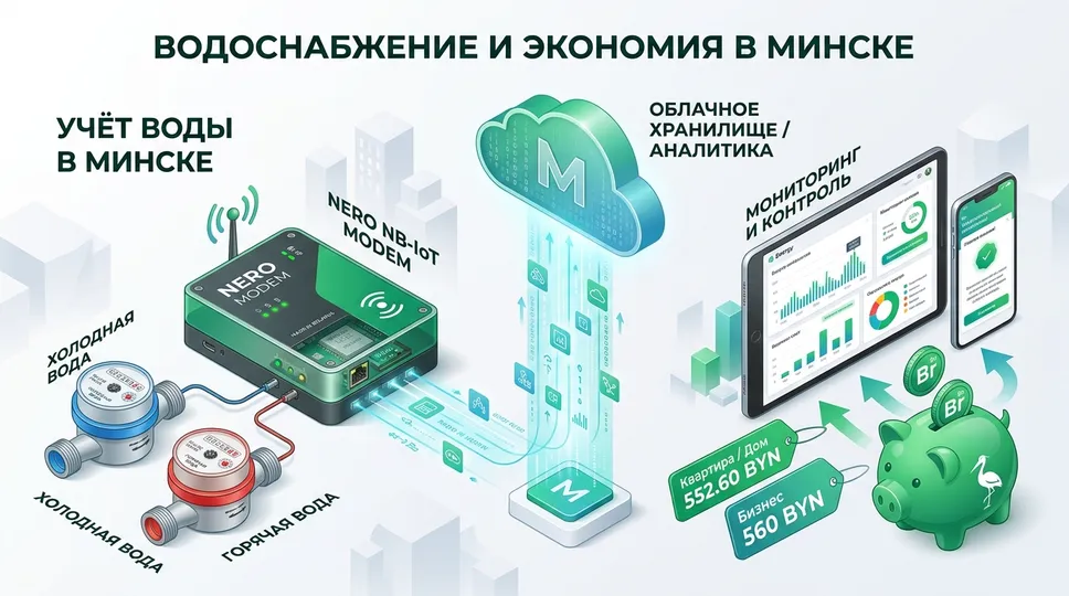 Как организовать дистанционный учёт воды в Минске: сравнение решений, актуальные цены и способы сэкономить